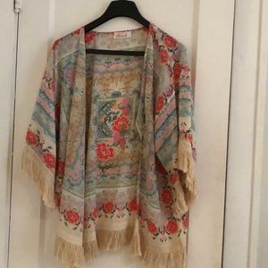 Chicwish Boho Floral Kimono